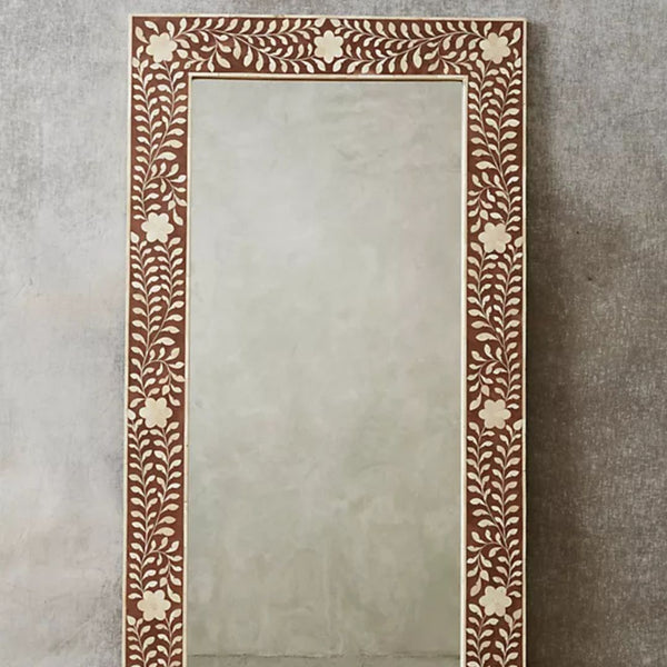 Arina Bone Inlay Floor Length Mirror