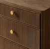 Moderna Oak Wood 7 Drawer Study Table / Brown Natural Tone