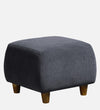 Modern Solid Wood Ottoman in Grey Colour