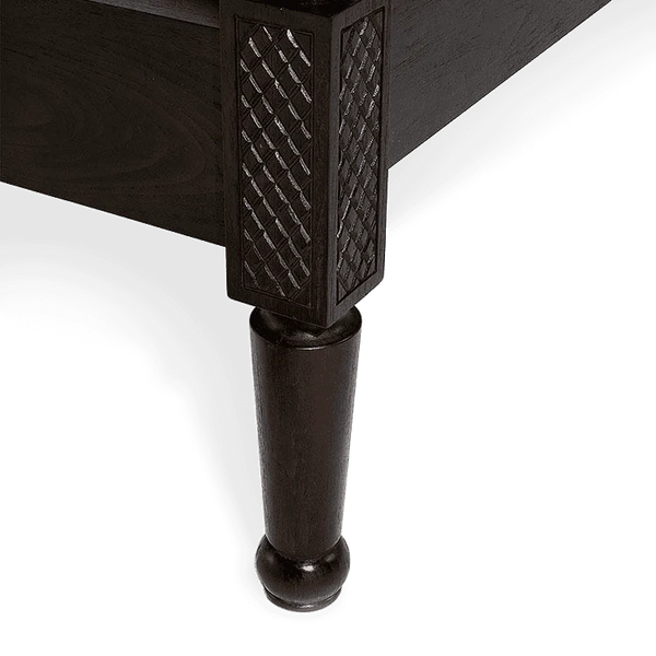 Imperial Solid Wood Poster Bed In Walnut Finish