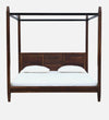 Rao Sheesham Wood Poster Bed In Provincial Teak Finish