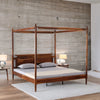 Rao Traditional Sheesham Wood Poster Bed