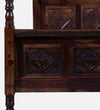 Royal Sheesham Wood Poster Bed In Provincial Teak Finish