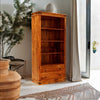 Modern Torpedo Classsy Sheesham Wood Brown Bookcase
