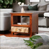 Mango Wood Nightstand Table - Unique and contemporary design