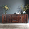 Classic Sheesham Wood Dark Finish Sideboard
