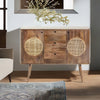 Rattan Natural Mango Wood Sideboard