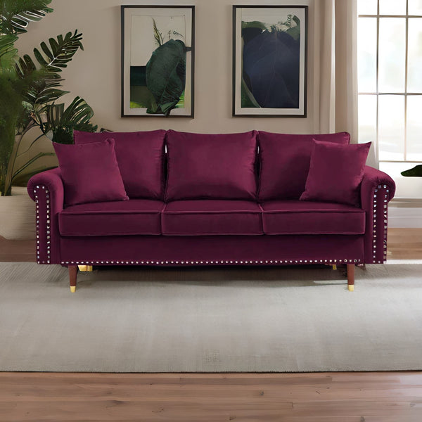 Elizabeth Three Seater Violet