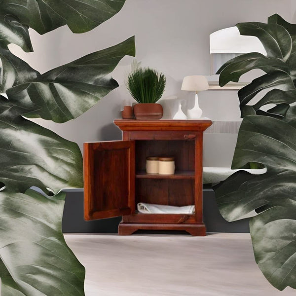 Modern Solid Mango Wood Buffet Cabinet