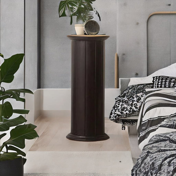 round side table, round end table