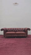 Ralph Chesterfield 3- Seater Leather Sofa