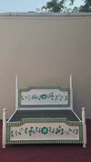 Jaipuri Hand Painted Solid Wood Bed – All Sizes
