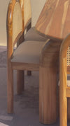 Exclusive Solid Teakwood Curved Dining Table Set - 4 Seater, 6 Seater - All Sizes