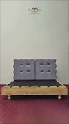 Kids Soft Padded Biscuit Bed