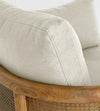 Sydney Rattan Armchair Linen Flax