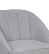 Modern Fabric Grey Color Barrel Chair
