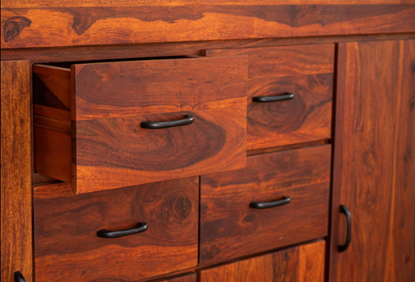 Classic Sheesham Wood Walnut Sideboard