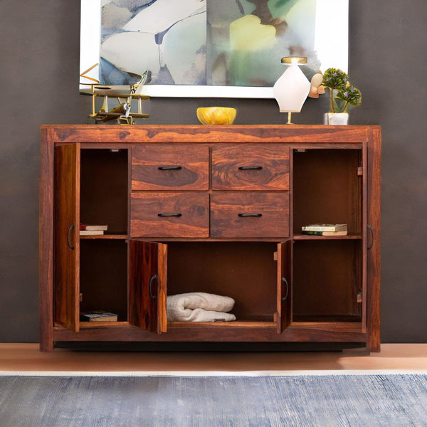 Classic Sheesham Wood Walnut Sideboard