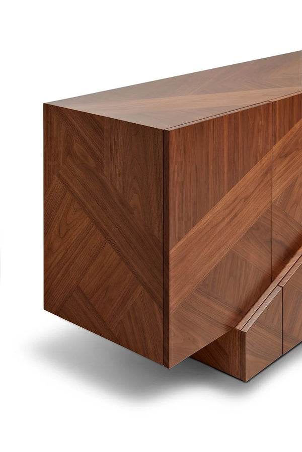 Modern Veneer Sideboard with Drawers