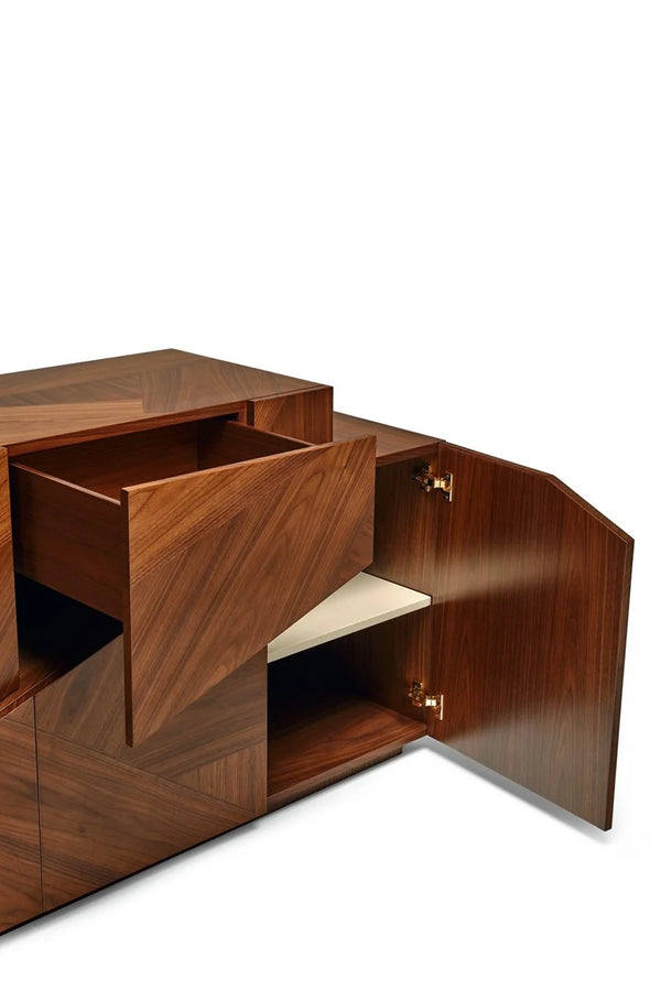 Modern Veneer Sideboard with Drawers