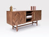 Modern Veneer Solid Wood Sideboard