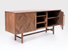 Modern Veneer Solid Wood Sideboard