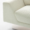 Milano Designer Cream Boucle Fabric -3 Seater Sofa