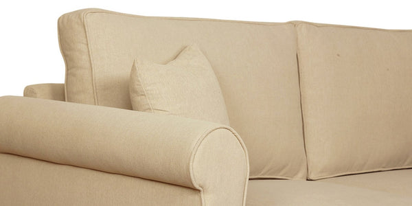 Living Room 3 Seater Sofa - Beige Colour