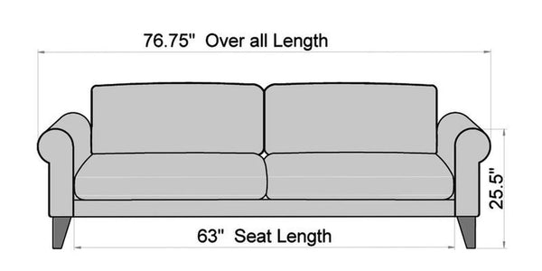 Living Room 3 Seater Sofa - Beige Colour