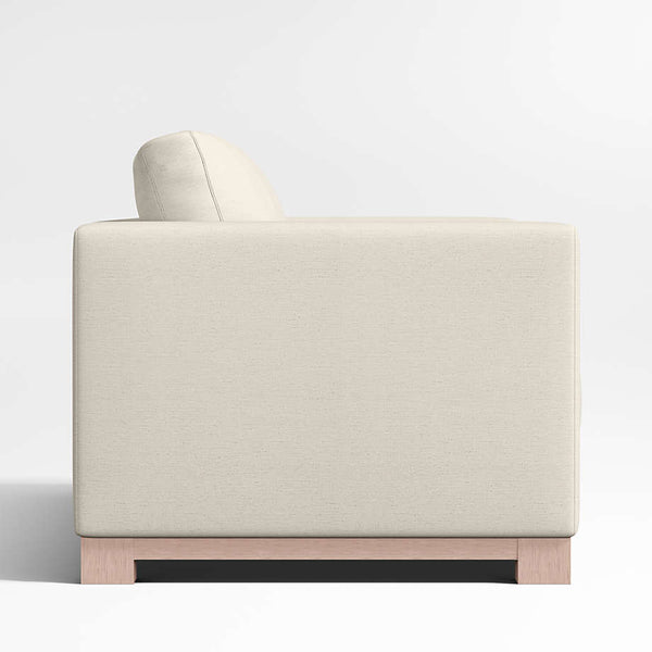 Antalya Modern Wood Frame Fabric 3- Seater Sofa