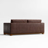 Antalya Modern Wood Frame 3- Seater Leather Sofa