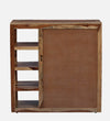 Sheesham Shoe Rack Cabinet In Natural Finish