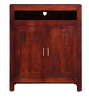 Sheesham Wood Shoe Cabinet In Honey Oak Finish