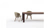 Modern Solid Wood With Velvet Arm Chair