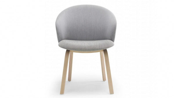 Modern Solid Wood With Velvet Arm Chair