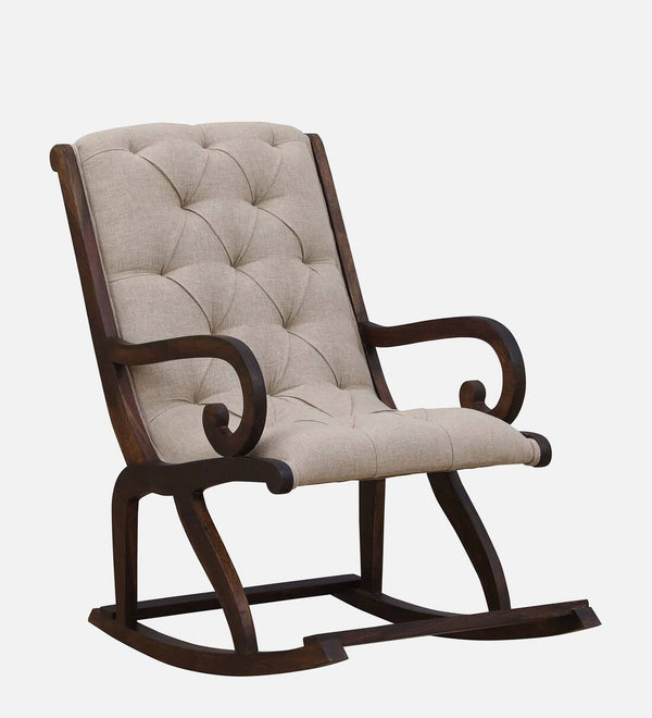 Classic Sheesham Wood Rocking Chair in Provincial Teak Finish
