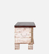 Modern Solid Wood Linen Trunk in Distress Finish