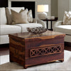 Classic Sheesham Wood Trunk in Provincial Teak Finish