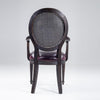 Classic Solid Wood Rattan Arm Chair