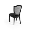 Traditional & Luxurious Solid Wood Dining Chair - Black Finish