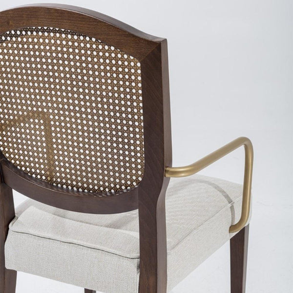 Luxurious Rattan Solid Wood Arm Chair