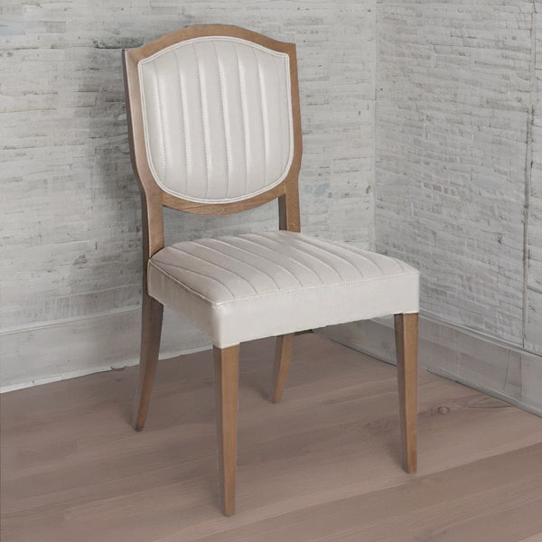 Modern Solid Wood Leather Dining Chair