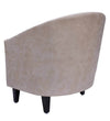 Modern Fabric Beige Colour Barrel Chair