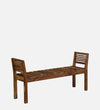 ClassicSheesham Wood Bench In Rustic Teak Finish