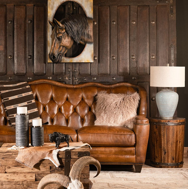 Brown Leather Sofa Bed for Stylish Comfort