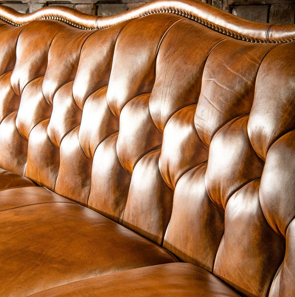 Brown Leather Sofa Bed for Stylish Comfort