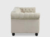 Chesterfield Three Seater Couch - Sofa Beige