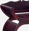 Classic Sheesham Wood Arm Chair In Passion Mahogany Finish