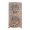 Cairo Hand Carved Tree Of life Design Mango Wood Wardrobe