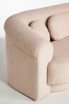 Solid Wood Modular Sofa - Light Pink